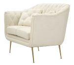 Pohovka BUDAPEST 130 CM krémová Pohovka BUDAPEST 130 CM krémová