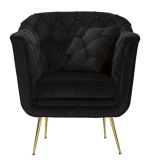 Křeslo BUDAPEST 91 CM černé