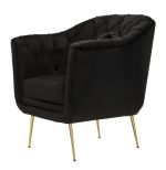 Křeslo BUDAPEST 91 CM černé