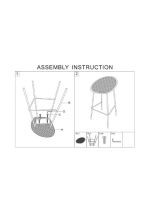 2SET barová židle IBIZA hořčicová