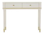 Konzolový stolek CAMILLE 100 CM bílý/zlatý Konzolový stolek CAMILLE 100 CM bílý/zlatý