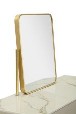 Toaletní stolek LUXURY 120 CM krémový/zlatý