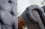 Pohovka CHESTERFIELD 3M antik šedá