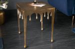 Designový odkládací stolek LIQUID LINE S 44 CM zlatý
