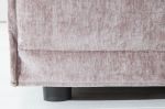 Luxusní TABURET HEAVEN 100 CM taupe samet