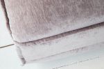 Luxusní TABURET HEAVEN 100 CM taupe samet