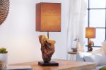 Stolní lampa HYPNOTIC BROWN naplavené dříví