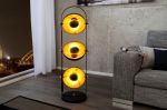 Stojací lampa STUDIO 3M 130 CM černo-zlatá