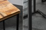 3SET odkládací stolek INDUSTRIAL masiv mango