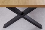 Jídelní stůl LOFT 160 CM dubový vzhled X rám