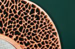 Zrcadlo LEAF L 115 CM měděné