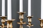 Svícen CANDELABRA GOLD 40 CM