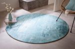 Kulatý koberec MODERN ART 150 CM tyrkysovo-béžový