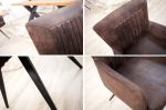 Židle ROADSTER antik hnědá mikrovlákno