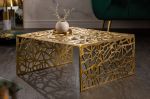 Konferenční stolek ABSTRACT 60 CM zlatý