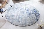 Kulatý koberec MODERN ART 150 CM modro-béžový