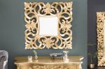 Luxusní zrcadlo VENICE GOLD 75/75 CM