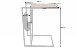 Notebook stolek LOFT 47 CM