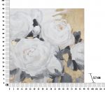 Plátěný obraz WHITE ROSES 90 CM