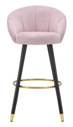 Barová židle ELEGANTE 104 CM růžová
