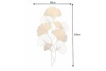 Nástěnná dekorace GINKGO 110 CM zlatá