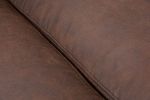 Pohovka CHESTERFIELD II 3M 205 CM vintage hnědá mikrovlákno