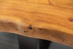 Konferenční stolek MAMMUT BLACK 110 CM masiv akácie honey