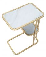Odkládací stolek STOREY 60 CM zlatý