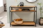 Konzolový stolek SLIM LINE 100 CM vzhled divoký dub