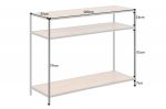 Konzolový stolek SLIM LINE 100 CM vzhled divoký dub