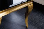 Konferenční stolek MODERN BAROCCO GOLD 100 CM černý