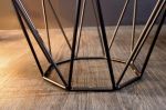 Odkládací stolek DIAMOND NOBLES 50 CM šedý mramor