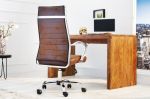 Kancelářská židle BIG DEAL antik hnědá mikrovlákno