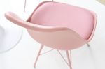 Jídelní židle SCANDINAVIA RETRO růžová