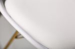 Jídelní židle SCANDINAVIA RETRO bílá / zlatá