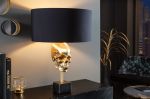 Stolní lampa SKULL 56 CM zlatá