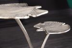 Odkládací stolek GINKGO TWO LEAFS 56 CM stříbrný