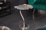 Odkládací stolek GINKGO LEAF 53 CM stříbrný