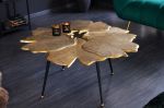 Konferenční stolek GINKGO LEAFS 95 CM zlatý