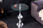 Odkládací stolek ABSTRACT 65 CM stříbrný