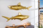 Nástěnná dekorace SHARK GOLD 105 CM levá