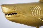 Skulptura SHARK GOLD 100 CM