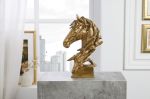 Skulptura HORSE GOLD 40 CM