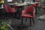 Jídelní židle PARIS červená samet