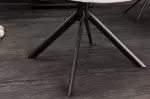 Jídelní židle PAPILLON šampaňská strukturovaná látka otočná