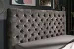 Postel CHESTERFIELD LUX 180x200 CM olivová samet