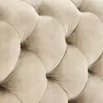 Postel MODERN BAROCCO 180x200 CM šampaňská samet
