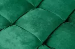 Taburet COZY VELVET 80 CM smaragdově zelený samet