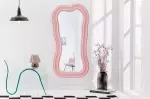 Nástěnné zrcadlo ALICE 100 CM růžové