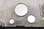 3SET nástěnné zrcadlo VARIATION 35 CM černozlaté